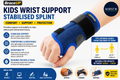 BraceUP Kids Wrist Support Stabilised Splint Right Hand Height 100 150cm Design