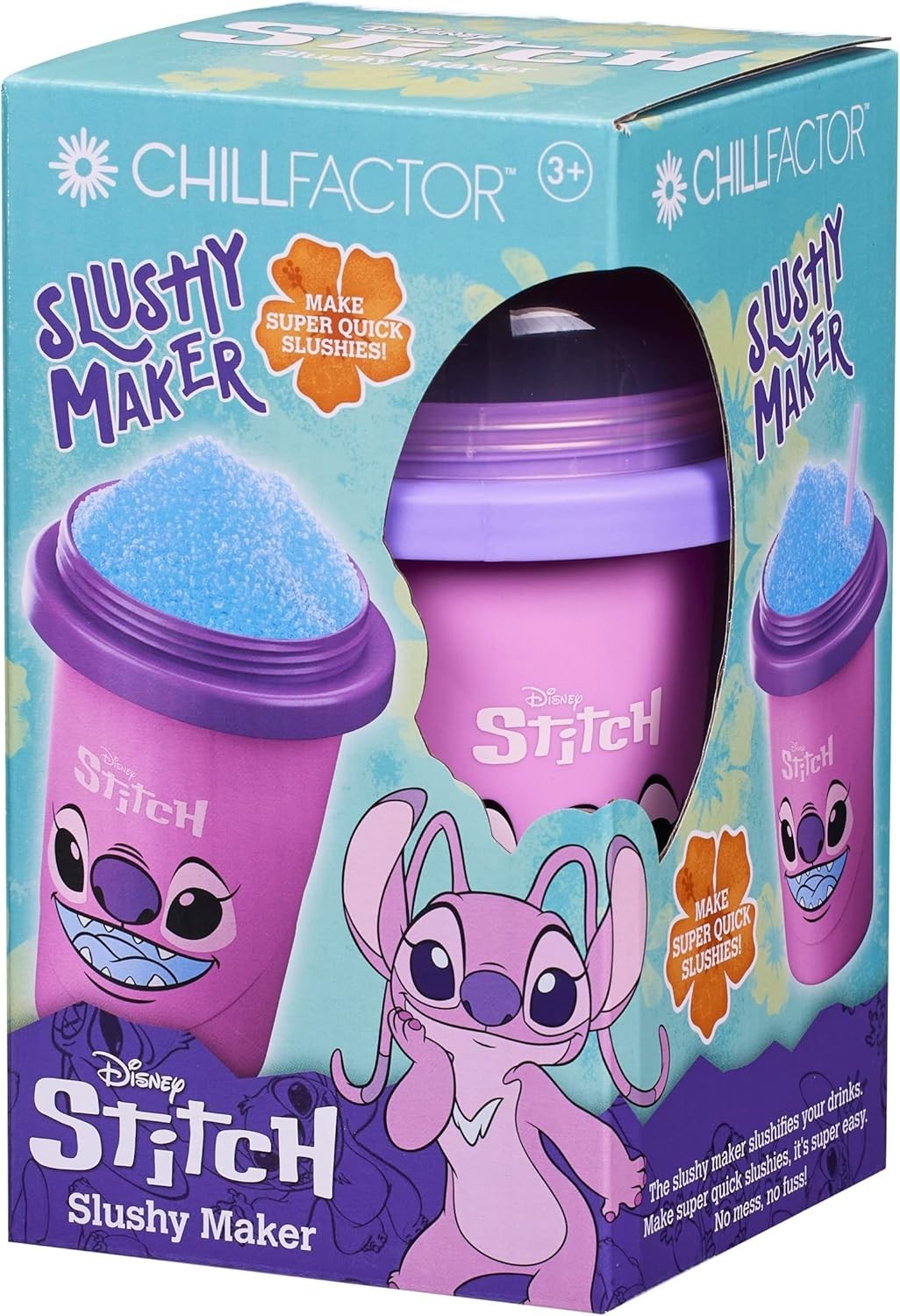 ChillFactor 08259 Disney Stitch Reusable Squeeze Cup Maker Angel Character 3+