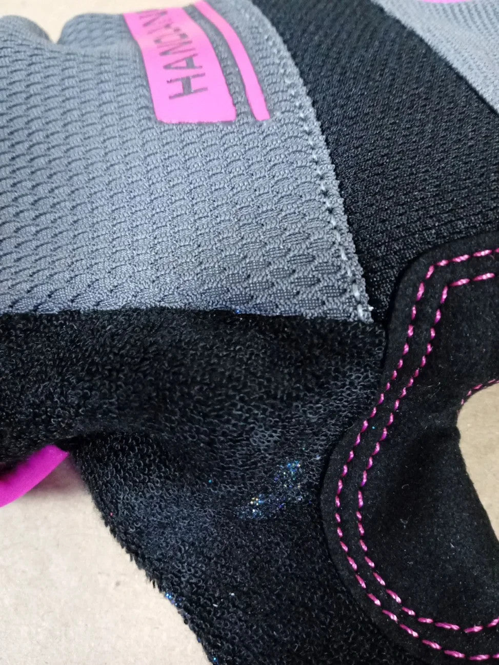 HANDLANDY Safety Work Gloves Men Women Utility Padded Builders Medium Pink New