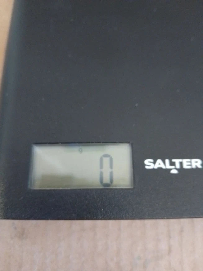 Salter Digital Kitchen Scale Black Electronic Food Weighing Quality Design