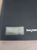 Salter Digital Kitchen Scale Black Electronic Food Weighing Quality Design