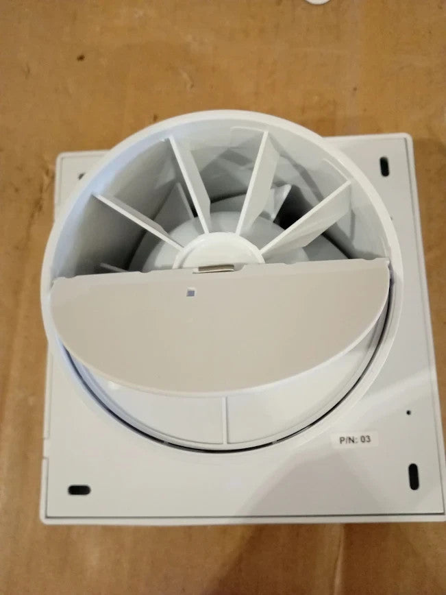 4in 100mm Bathroom Extractor Fan 12W Silent Powerful Airflow 130m³/h White New