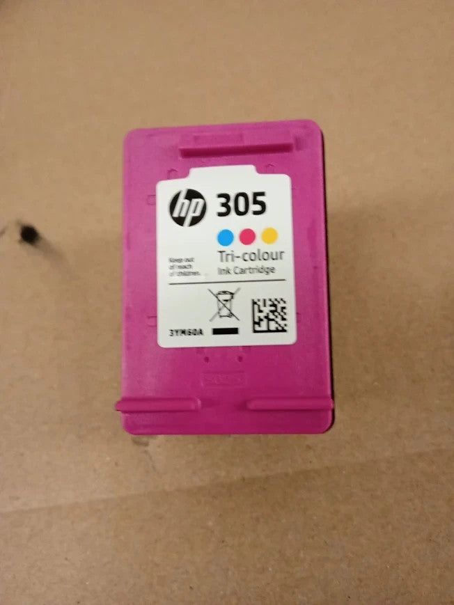 HP 305 Black Tri Colour Original Ink 6ZD17AE Works HP DeskJet 2700 2700e 2800