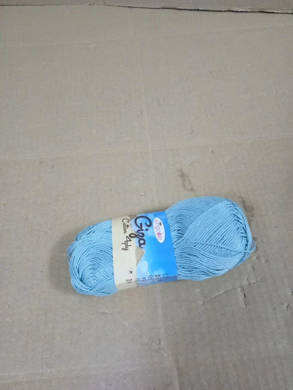 King Cole Giza 100% Cotton 4 Ply 50g Knitting Crochet Yarn 175 Yards 158m New