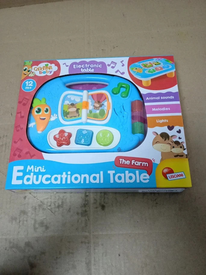 Lisciani Carotiba Babu Interactive Musical Farm Trainer Babies Animals 6m+ New