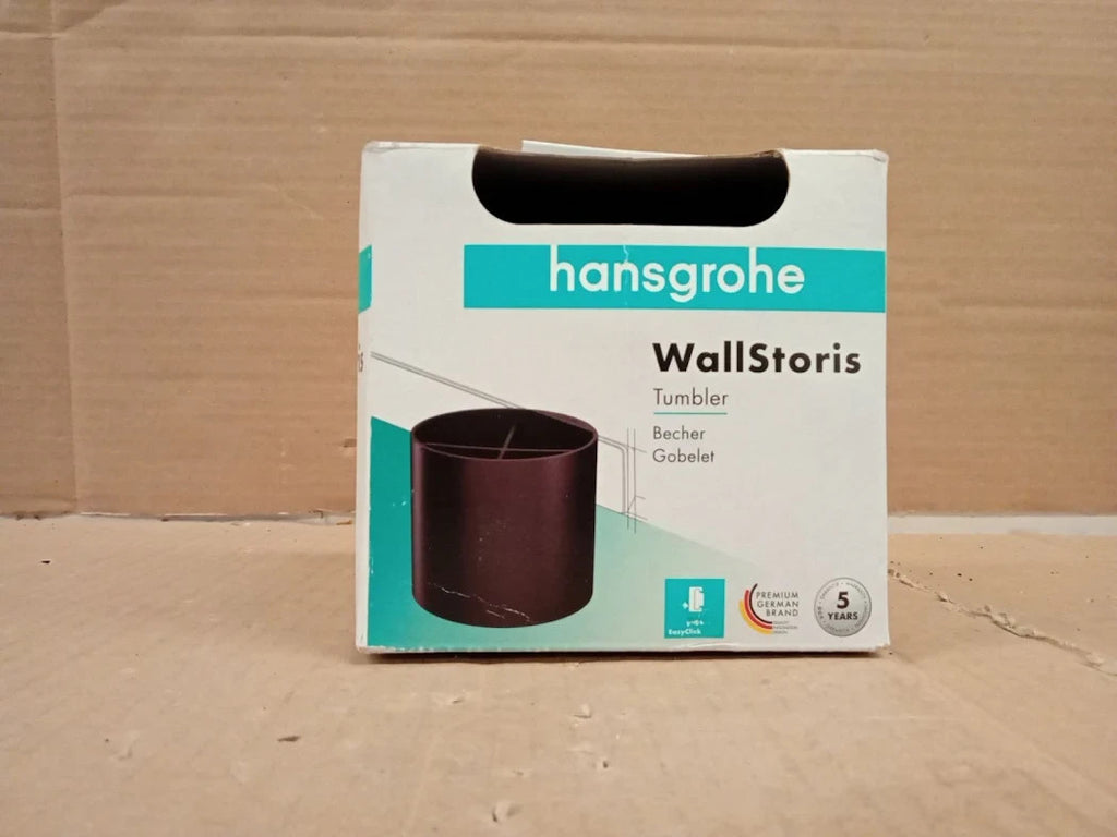 Hansgrohe WallStoris Tooth Brush Holder Bathroom Accessory Matt Black 2792167