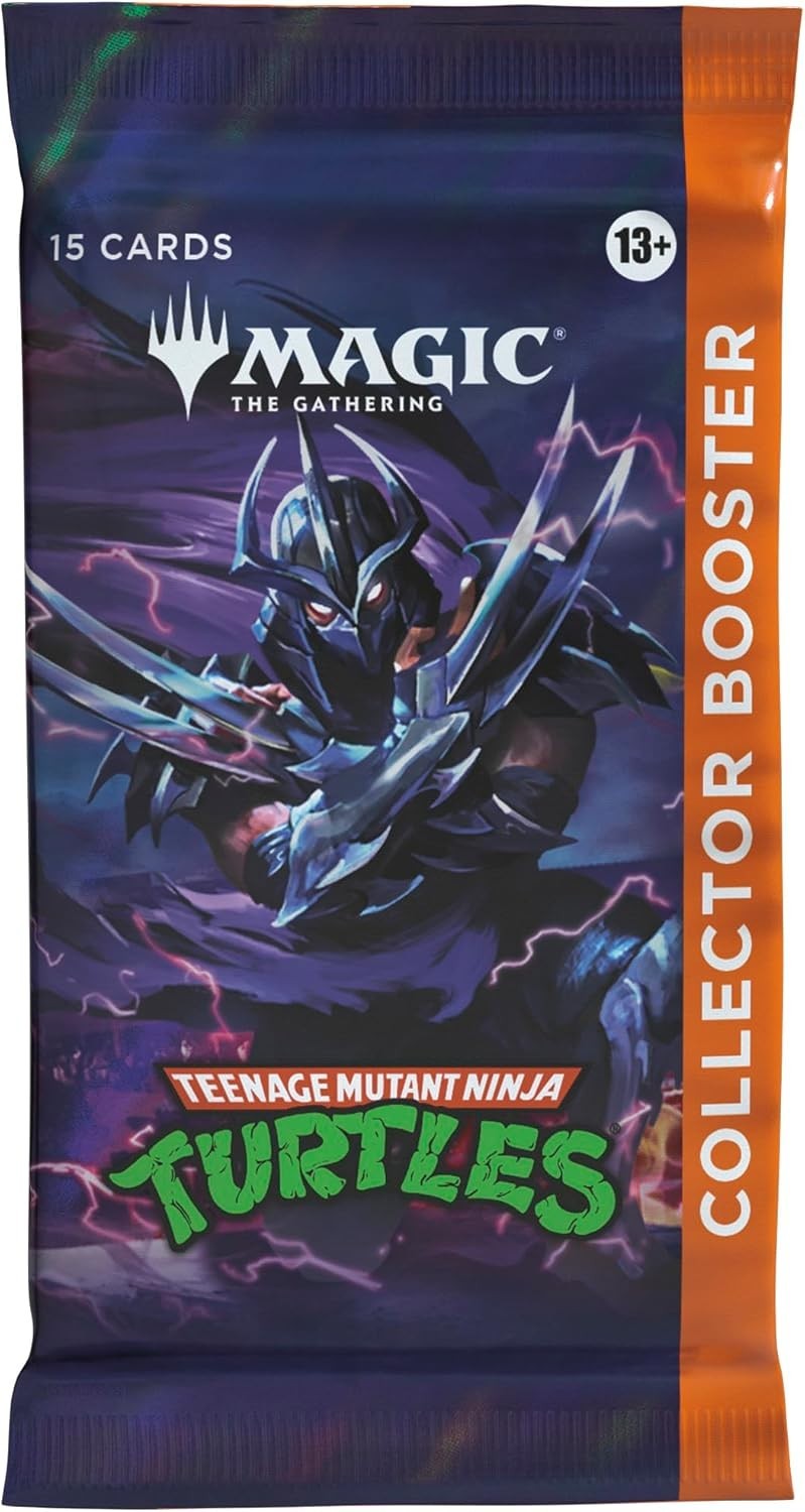 Magic The Gathering Teenage Mutant Ninja Turtles Collector Booster Pack Opened
