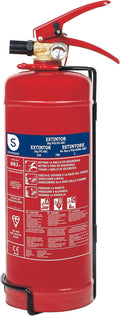 Smartwares Powder Extinguisher 2kg ABC Fires Vehicles Homes Mounting Bracket New