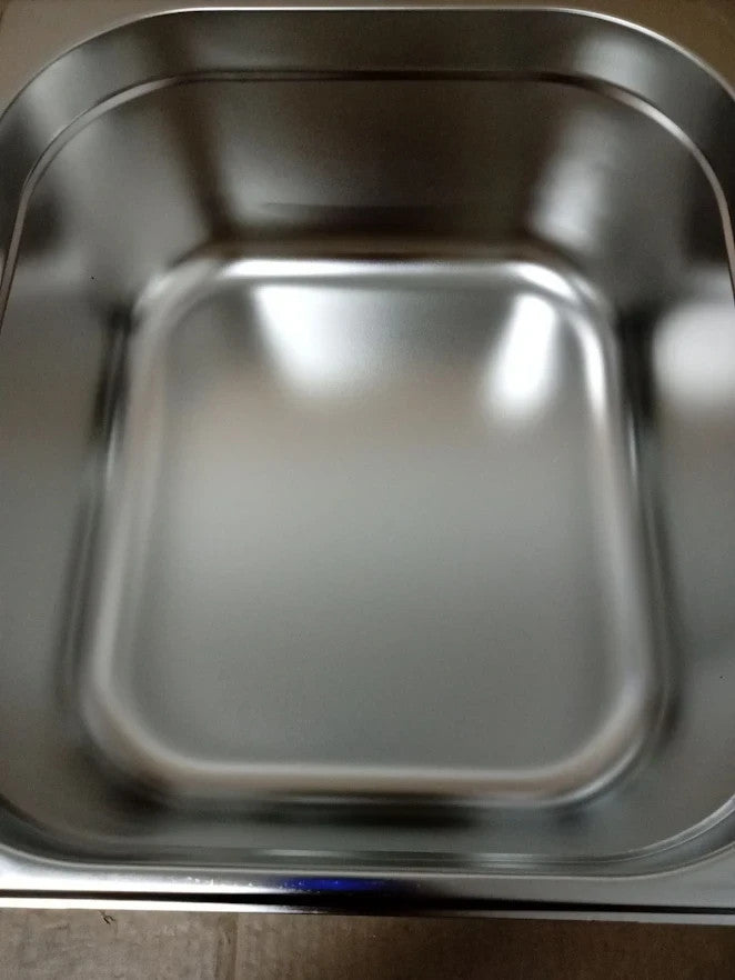 Vogue GN Stainless Steel Gastronorm Tray Pan 150mm Deep 13L K814 Modern Durable