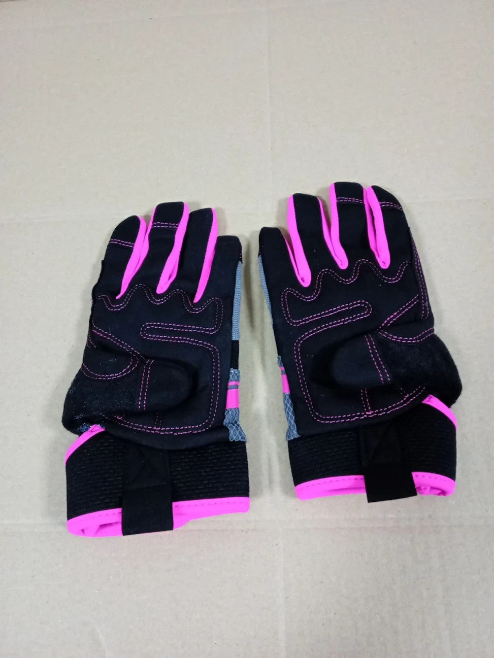 HANDLANDY Safety Work Gloves Men Women Utility Padded Builders Medium Pink New