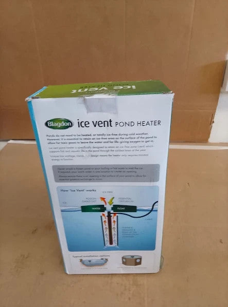 Blagdon Affinity Ice Vent 50w Heater Ponds Up To 5000L 3216.8x8.8cm
