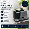 Joseph Joseph Caddy Kitchen Sink Area Organiser Sponge Holder Cloth Hanger Grey