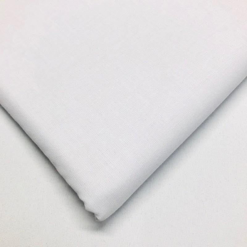 100% Cotton Plain Fabric 60Inch Wide 150cm Wide 150gsm Material Sewing White New