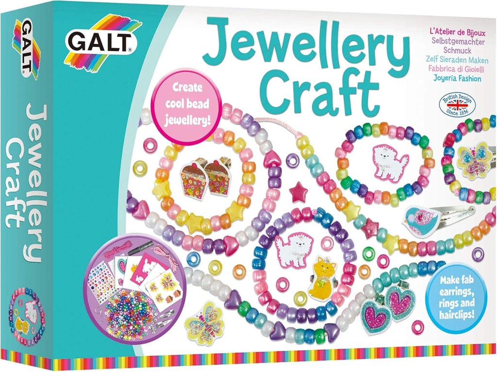 Galt Jewellery Craft Kit Creative Cases Childrens Bracelet Necklace Making New