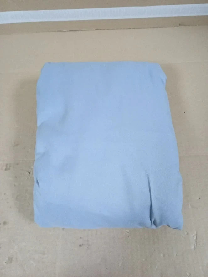 King Bed Frilled Valance Silver Soft Microfibre Anti Wrinkle 152x200+25cm New