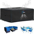 SIRUITON 250x180x90cm Garden Furniture Covers Air Vent Waterproof Windproof New