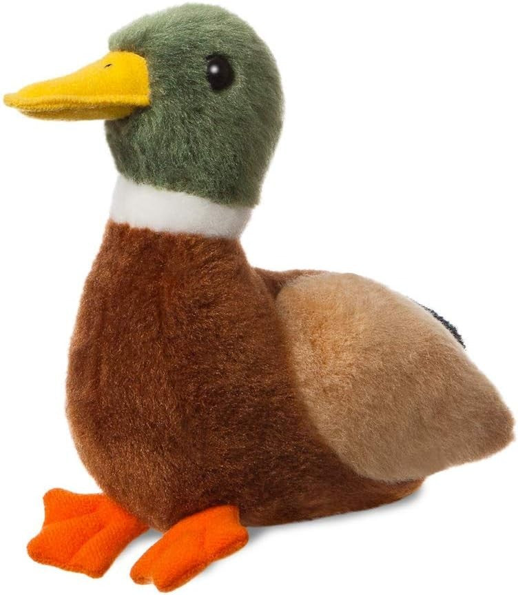 Aurora Mini Flopsies 8 Inch Mallard Duck Plush Toy Soft Animal 61005Design New
