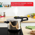 Tefal Secure 5 Neo Stainless Steel Pressure Cooker 6L Induction Compatible New