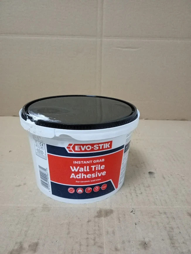 Evo Stik Wall Tile Adhesive Ready Mixed High Strength Instant Grab Economy Size
