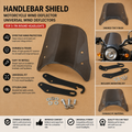 Yctze Handlebar Shield Motorcycle Wind Deflector Universal Wind Deflectors Motor