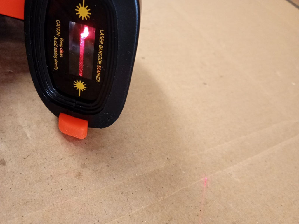 Tera Barcode Scanner Wireless Battery Level Indicator Rechargeable 1D Laser