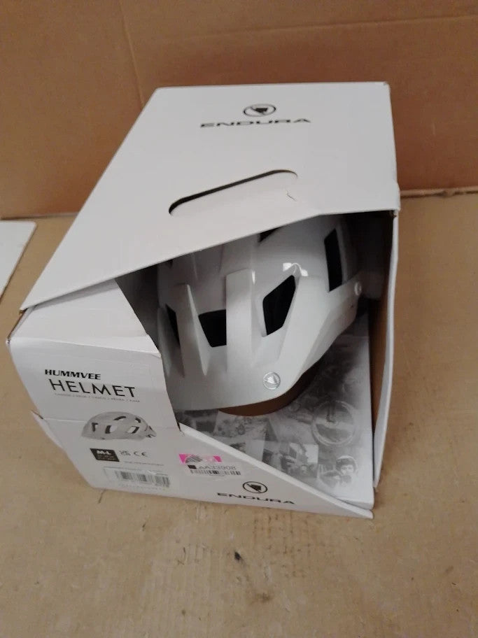 Endura Unisex Adult Hummvee Plus Mips Helmet Cycling Protection M-L White New