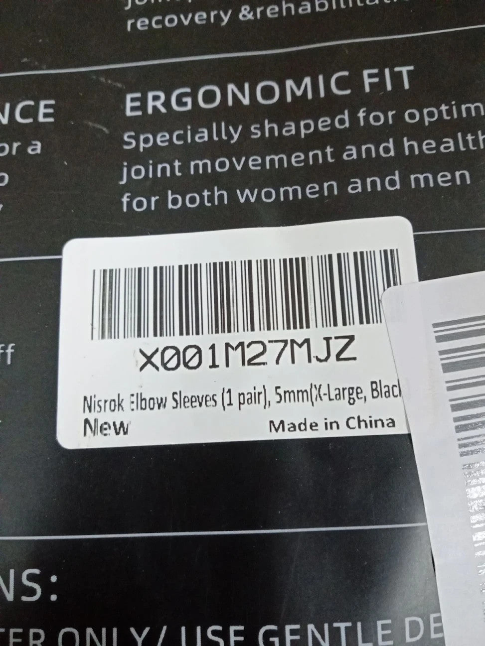 Elbow Sleeves Pair Support Cross Training Weightlifting Powerlifting XL New
