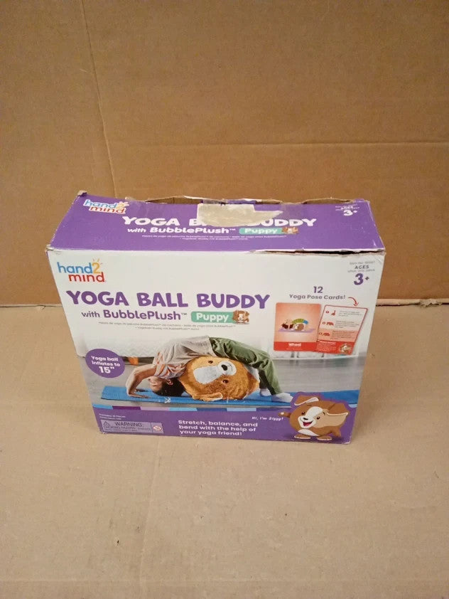 Learning Resources Yoga Ball Buddy Bubble Plush Puppy Balance Flexibility 3+ New