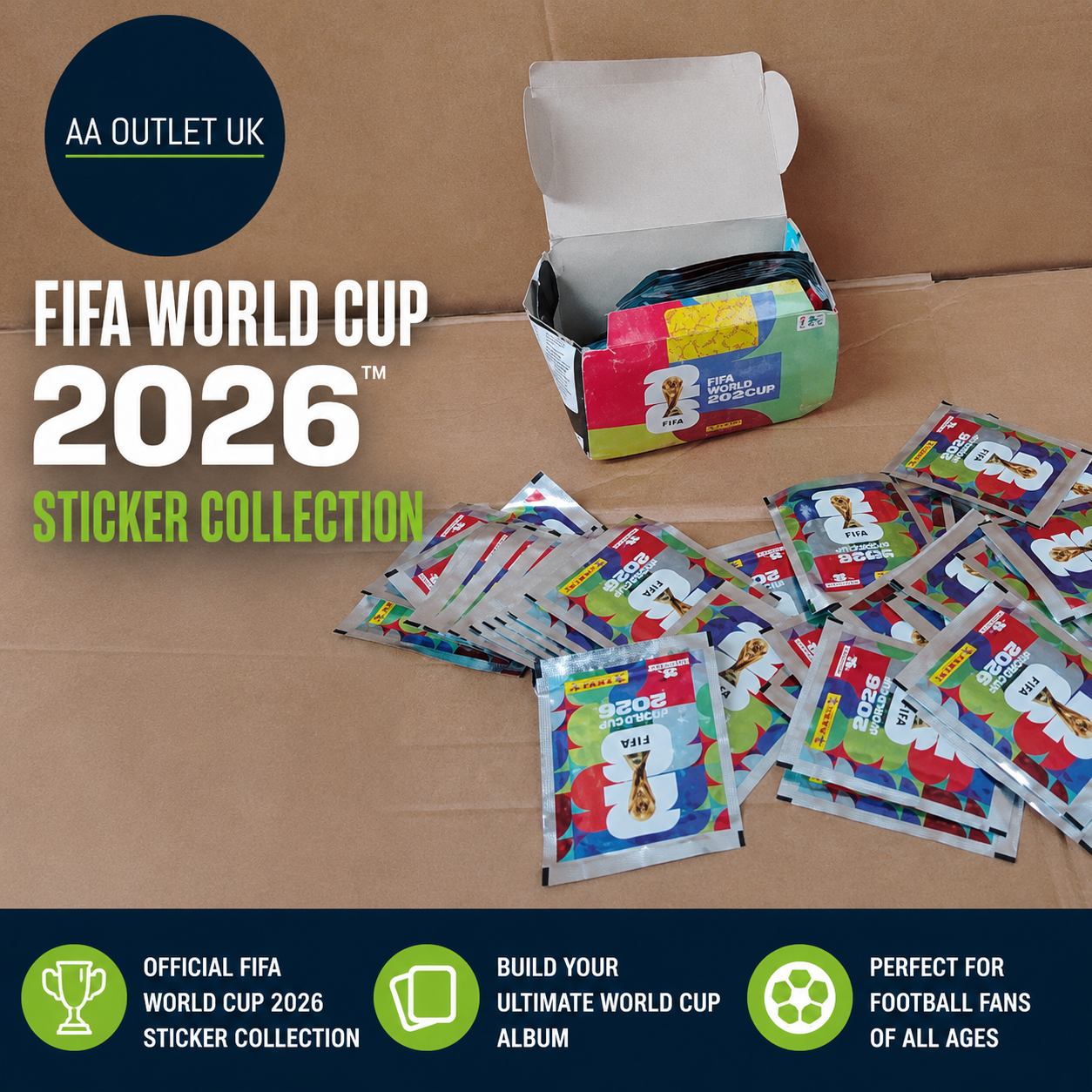 FIFA World Cup 2026 Sticker Collection Football Album Quality Design New