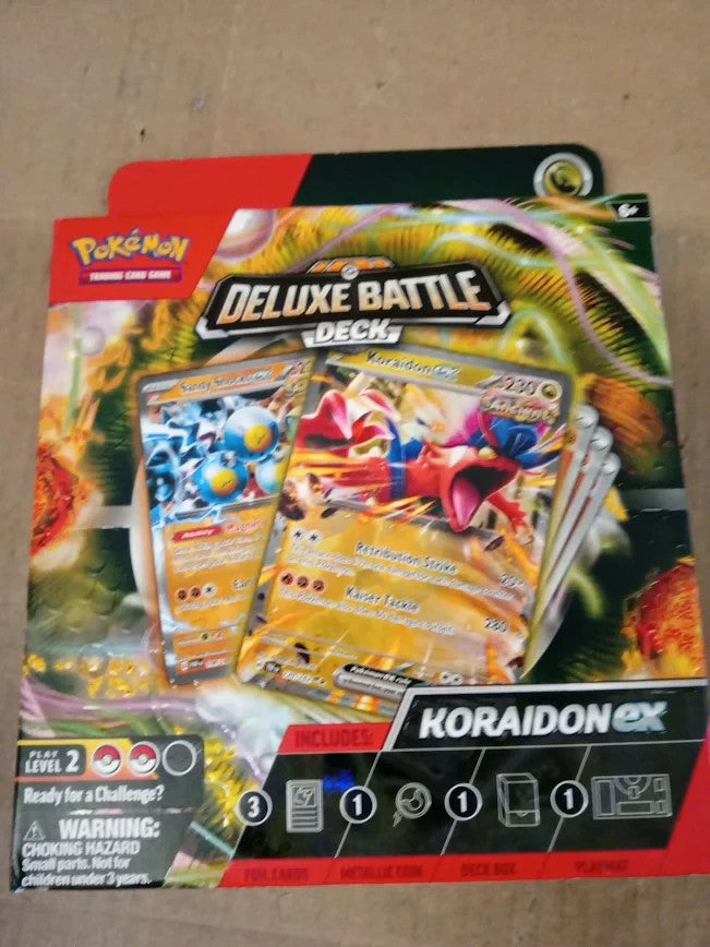 Pokemon TCG Koraidon Ex Deluxe Battle Deck Ready To Play Card Deck 6+ New