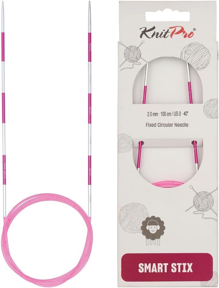 KnitPro Smartstix Fixed Circular Needles Aluminum 40in 100cm 3.00mm New