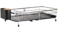 Argos Home Extendable Dish Drainer Metal 10L Bowl Capacity 17.3x32cm Silver New