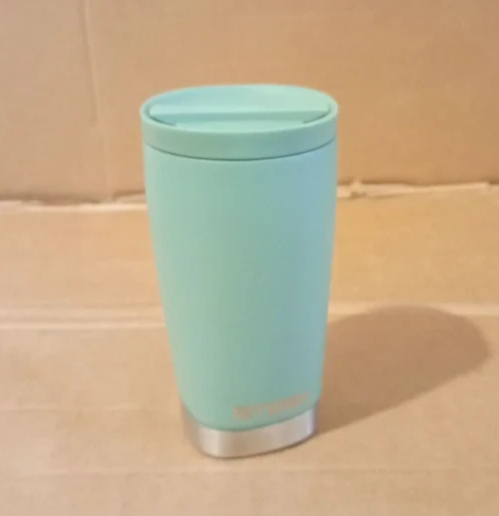 Smash Stainless Steel Travel Coffee Mug 350ml 12oz Twist Lock Sage Design New