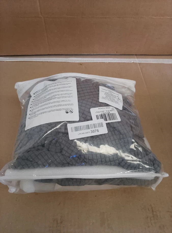 LiveGo Stretch Banquet Armchair Slipcover Knit Chair Cover 27x23x8cm Grey New