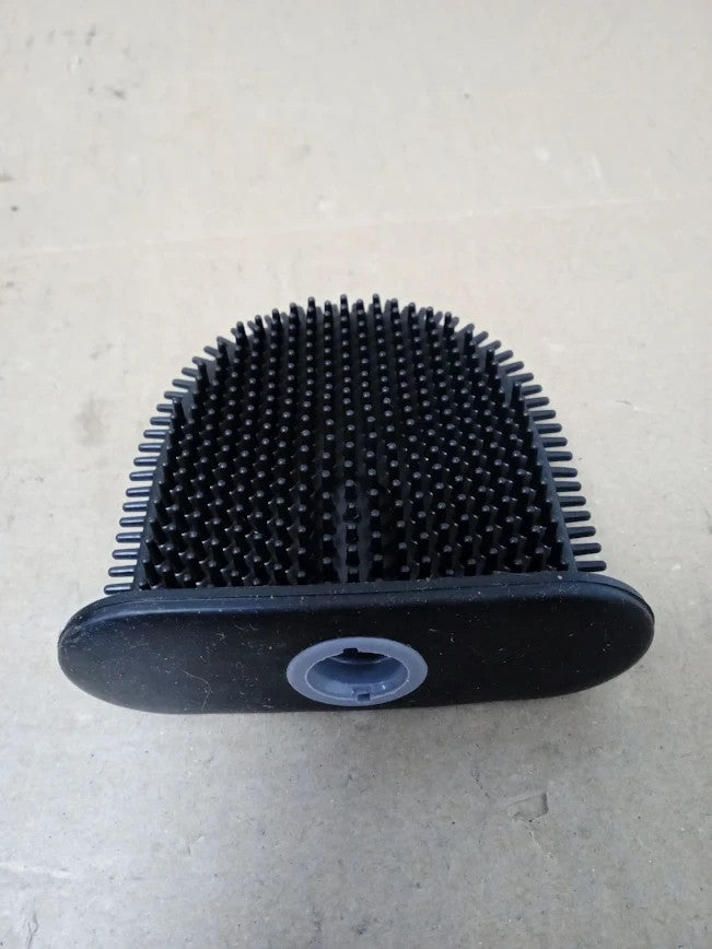 Athyior Silicone Toilet Brush Holder Set Flexible Bristles Bendable Black