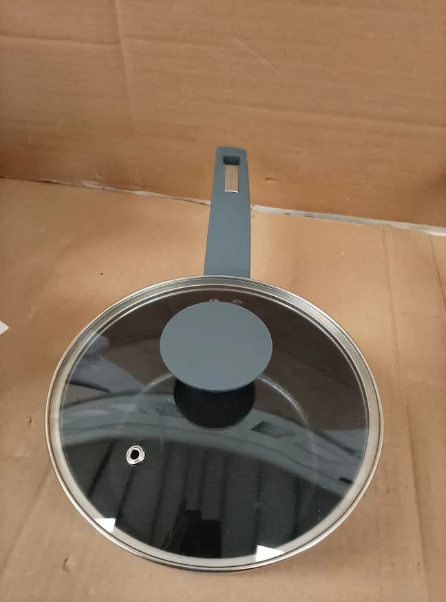 Salter Megastone Optimum 3 Pieces Aluminium Pan Set Grey Non Stick Cookware New