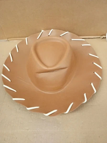 Adults Woody Cow Print Western Waistcoat Neckerchief Foam Hat Fan Small Med