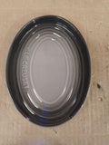 Le Creuset Stoneware Oval Spoon Rest Flint 71507154440099 Lacquered