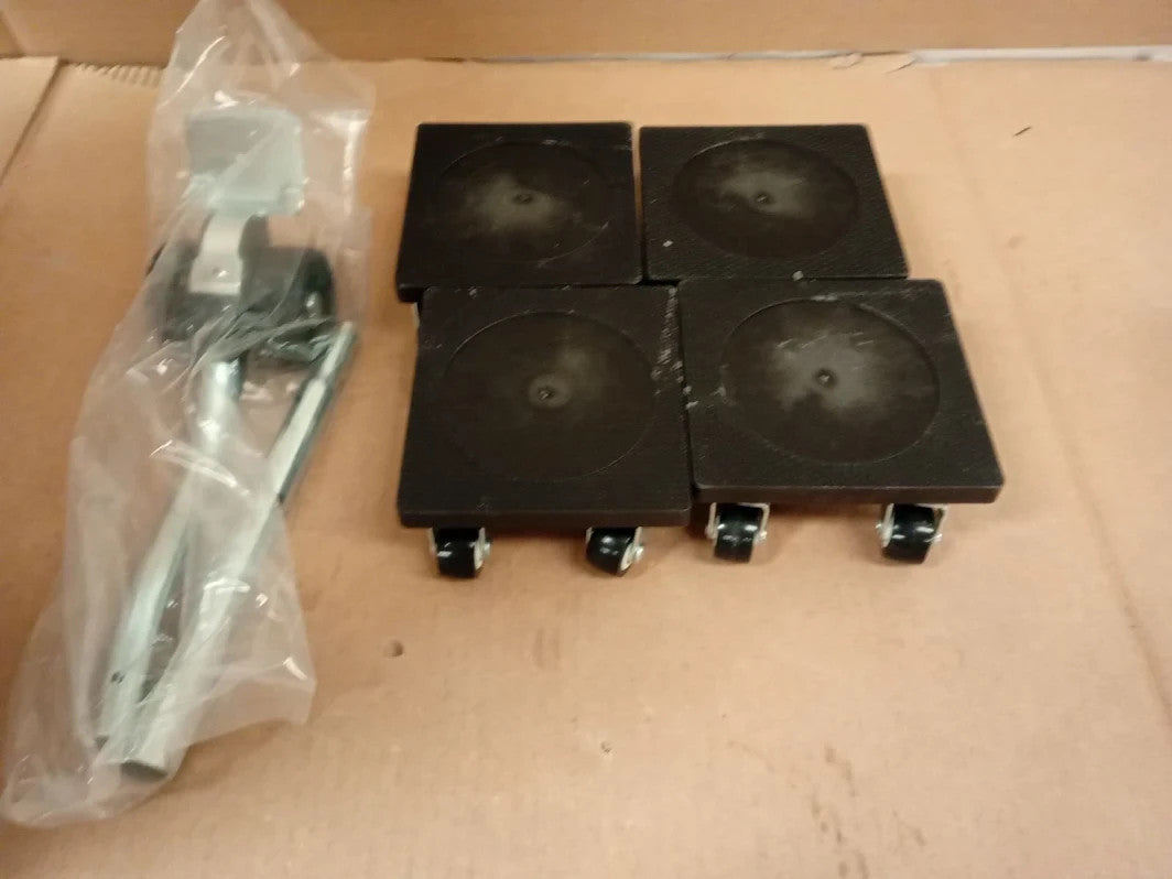 ONEON Furniture Mover Dolly Set Rotation Wheels 500LB Heavy Duty Lifter Black