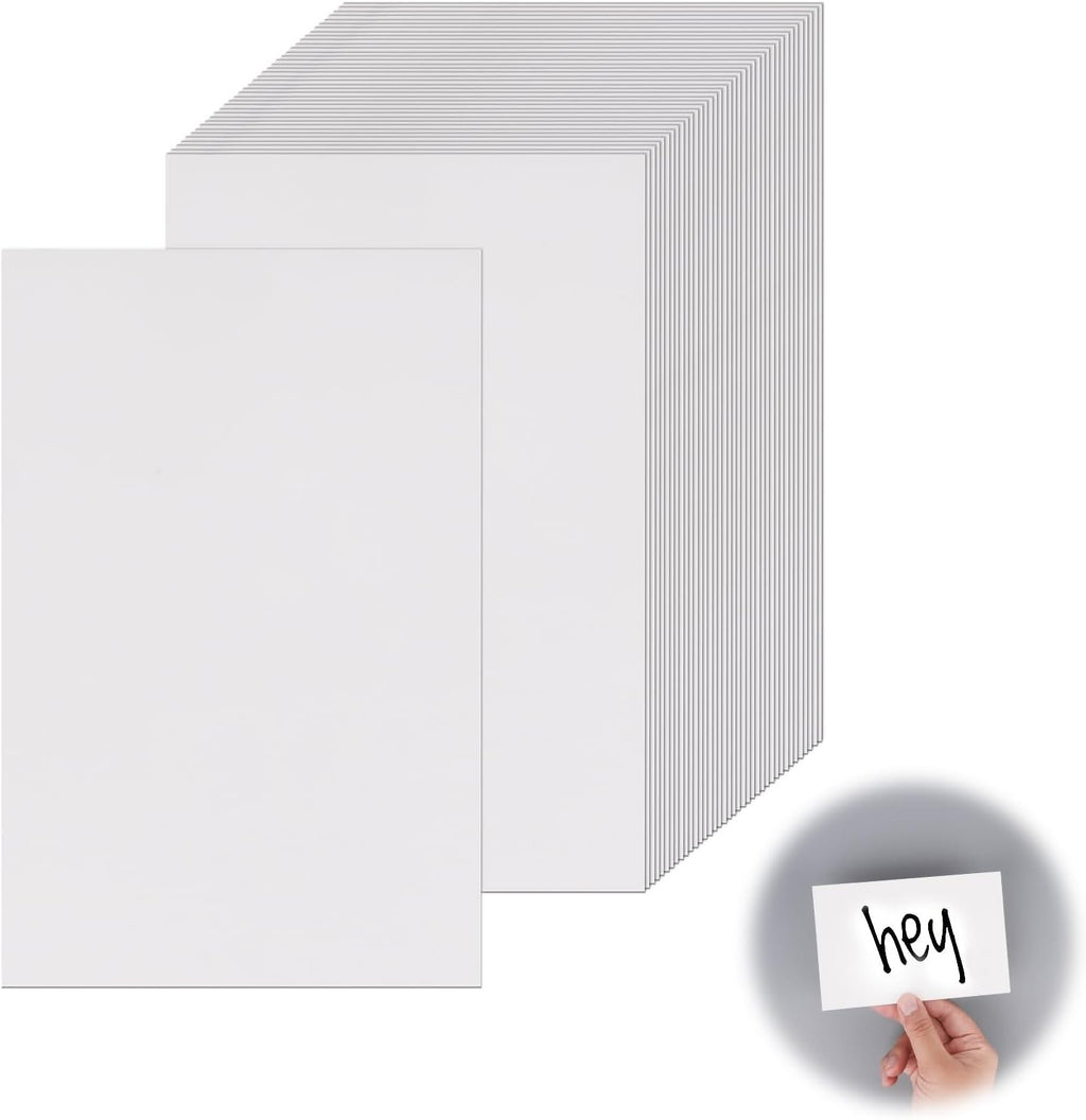 100pcs Blank Card Paper Postcard A6 White 350gsm White Blank Postcards New