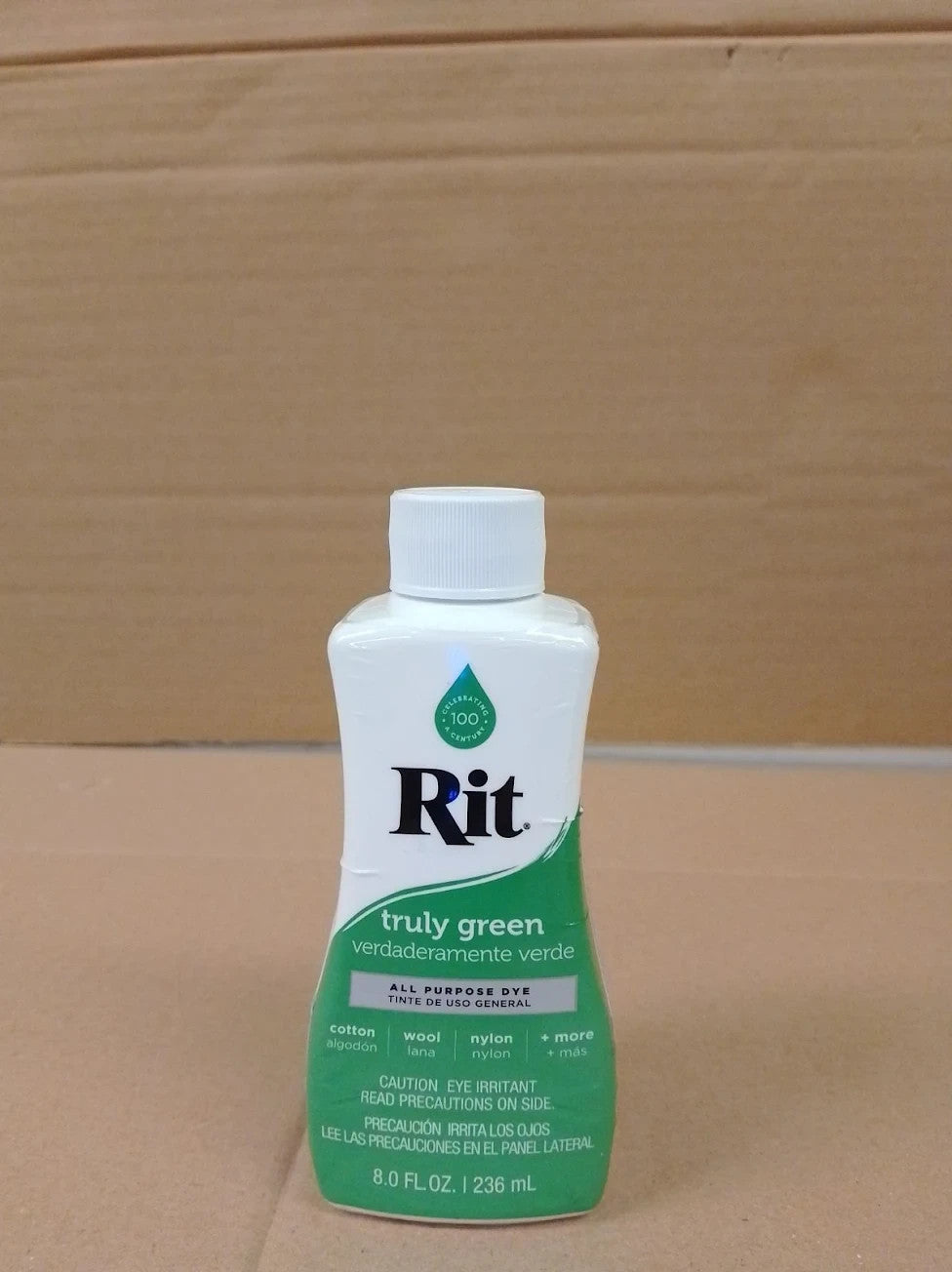 Rit All Purpose Liquid Dye Truly Green 236ml Cotton Nylon Wool Fabric