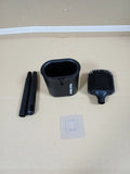 Ibergrif M34156B Black Silicone Toilet Brushes & Holders Cleaner Brush 360°
