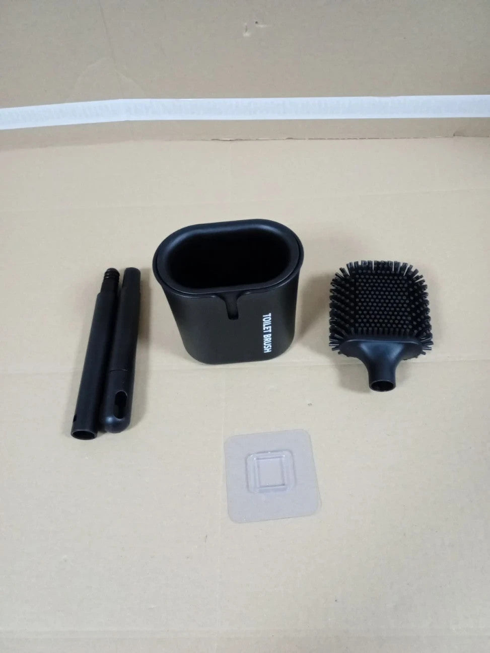 Ibergrif M34156B Black Silicone Toilet Brushes & Holders Cleaner Brush 360°