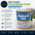 Rust Oleum Colour Clear Chalkboard Paint 750ml Erases Cleanly