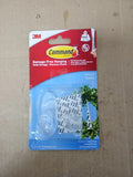 Command Medium Hooks Strips Transparent Adhesive Hanging Christmas Decorations