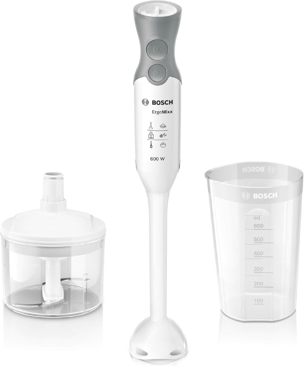 Bosch ErgoMixx MSM66020GB Hand Blender 600w White 6.2x5.5x39.3cm New