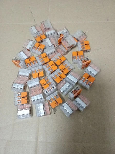 Wago 221 413 Splicing Connector 3 Conductors 0.14 4mm Compact Design New
