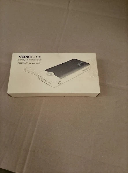 Vekktomx Power Bank Built In Cables 20000mAh USB C Portable Charger New