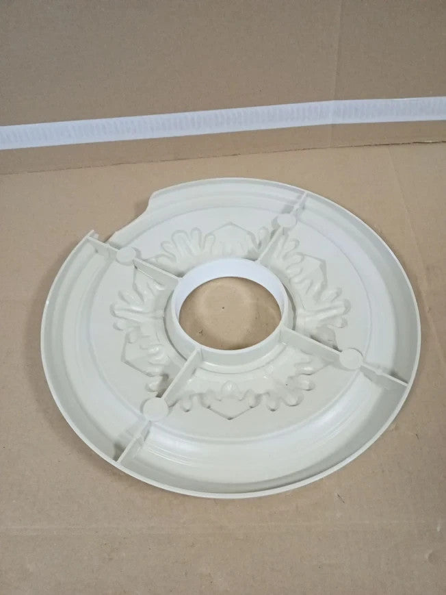 Ceiling Medallion Laundry Room Accessories Decorative PU French Round