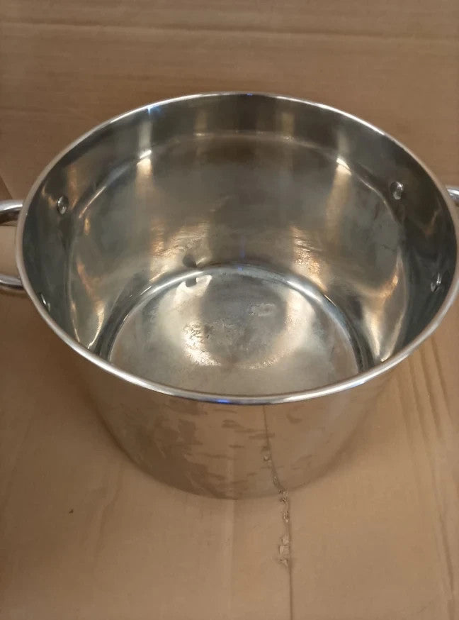 Argos Home 28cm Stainless Steel Stock Pot Cooking Pan Kitchen Saucepan Design
